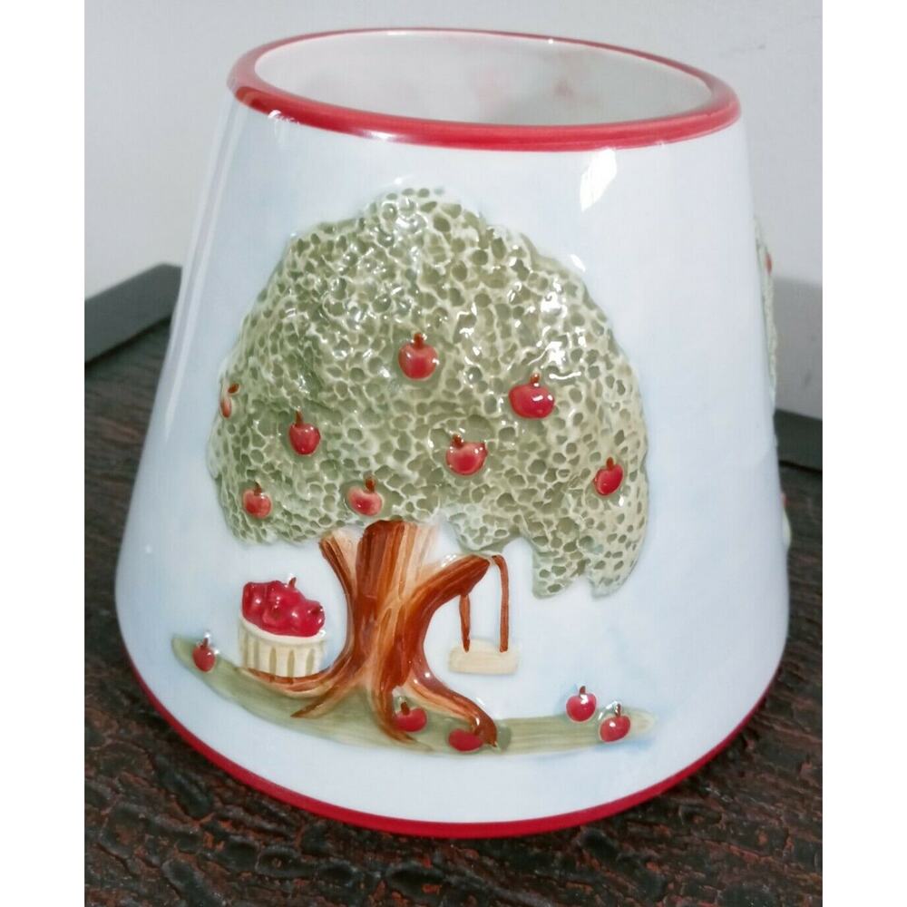 Yankee Candle Large Jar Candle Topper Fall Country Style Apple Tree Design